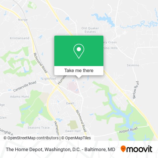 Mapa de The Home Depot