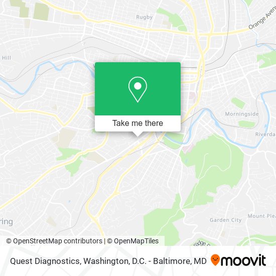 Mapa de Quest Diagnostics