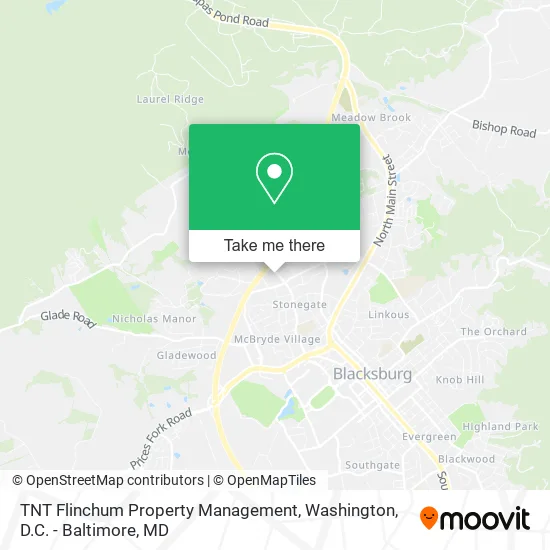 TNT Flinchum Property Management map