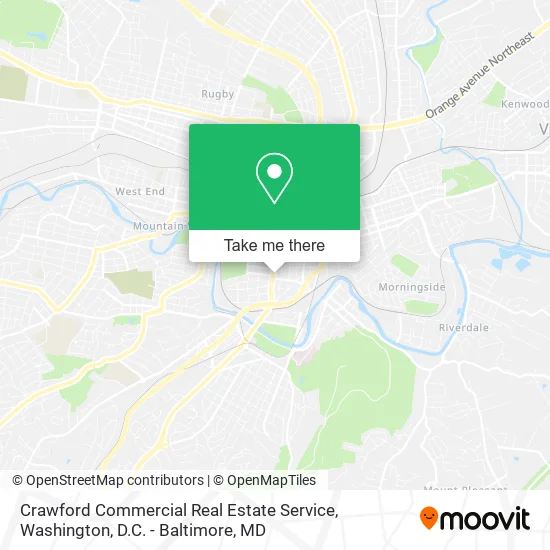 Mapa de Crawford Commercial Real Estate Service
