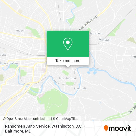 Ransome's Auto Service map
