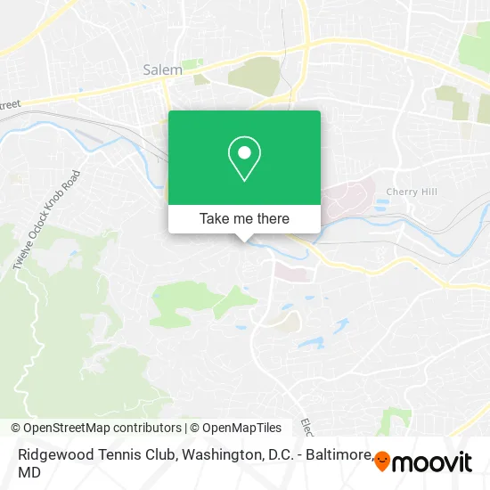 Ridgewood Tennis Club map