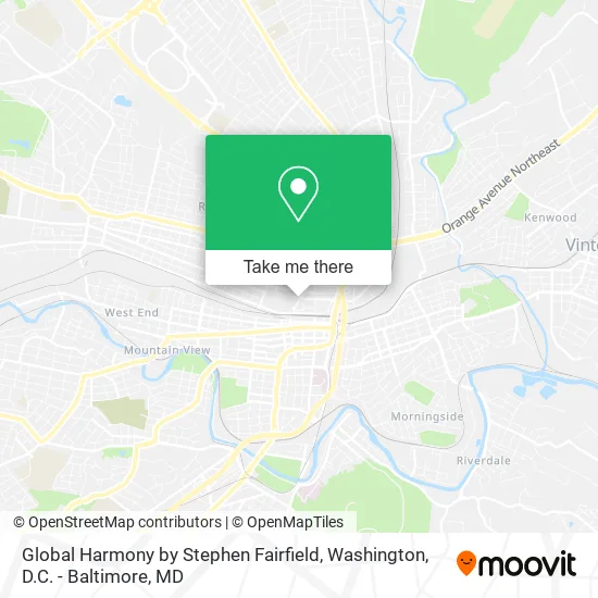 Global Harmony by Stephen Fairfield map