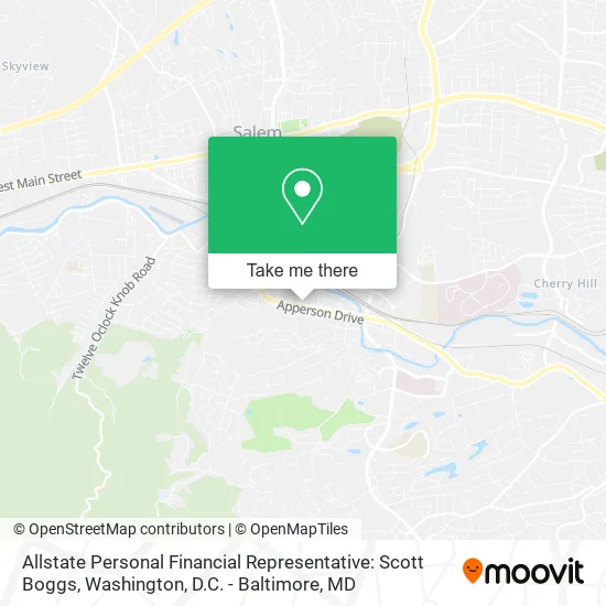 Allstate Personal Financial Representative: Scott Boggs map