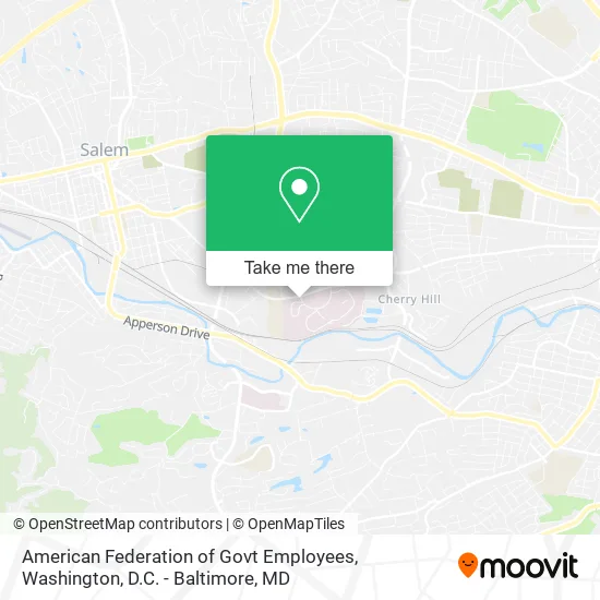 Mapa de American Federation of Govt Employees