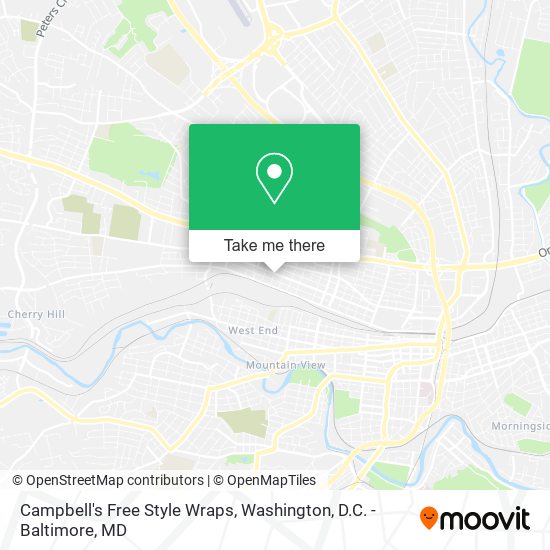 Mapa de Campbell's Free Style Wraps