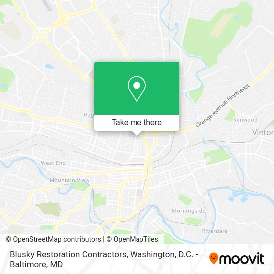 Blusky Restoration Contractors map