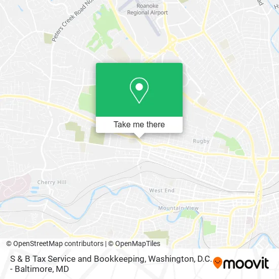 S & B Tax Service and Bookkeeping map