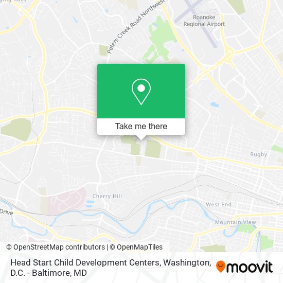 Head Start Child Development Centers map