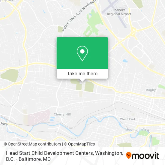 Mapa de Head Start Child Development Centers