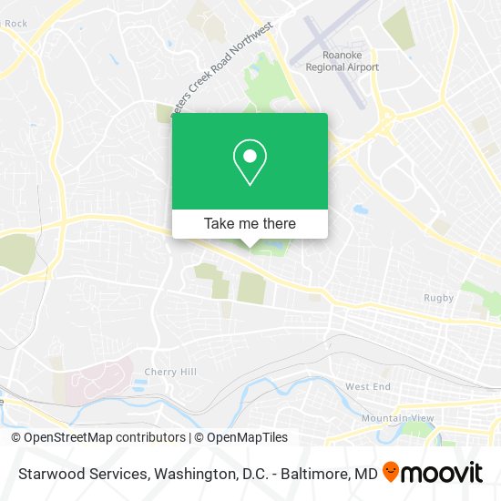 Starwood Services map