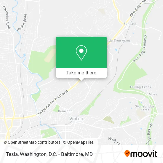 Tesla map
