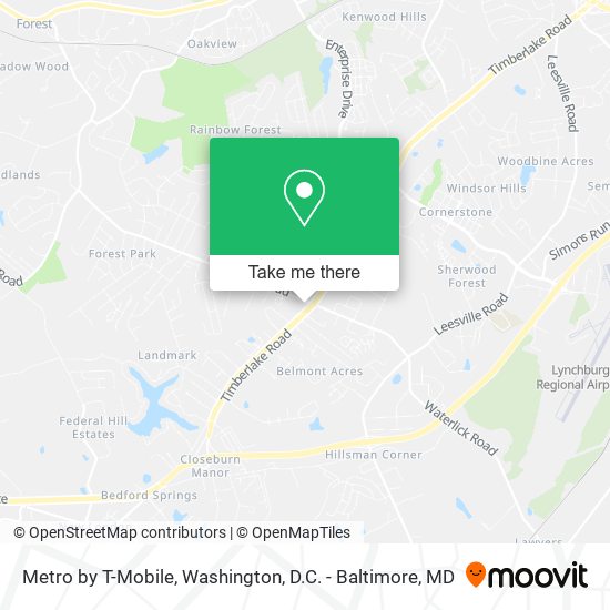 Metro by T-Mobile map