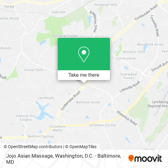 Jojo Asian Massage map