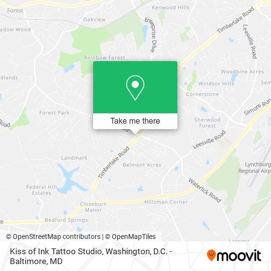 Kiss of Ink Tattoo Studio map