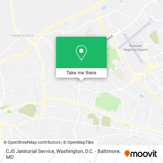 Mapa de CJS Janitorial Service
