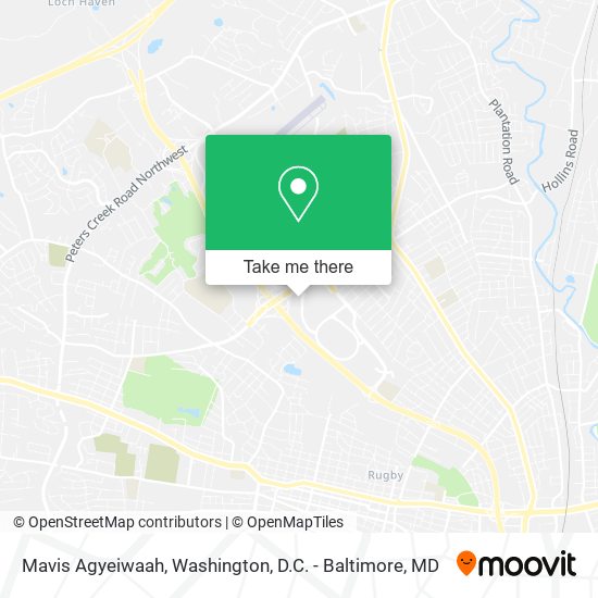Mapa de Mavis Agyeiwaah