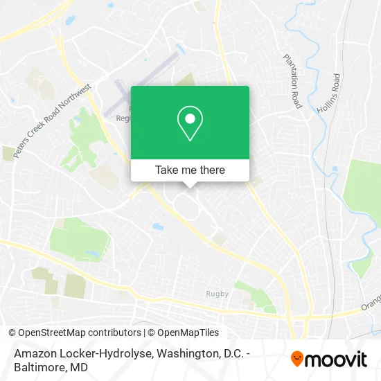Amazon Locker-Hydrolyse map