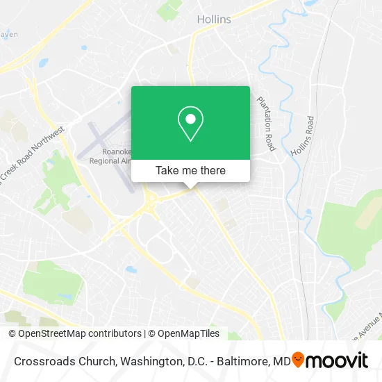 Crossroads Church map