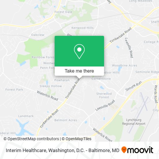 Interim Healthcare map
