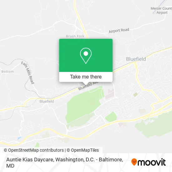 Auntie Kias Daycare map