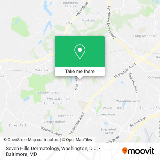 Seven Hills Dermatology map