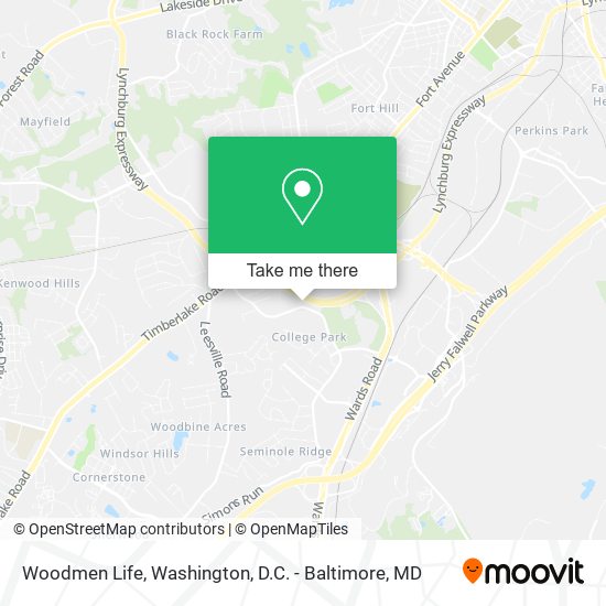 Woodmen Life map