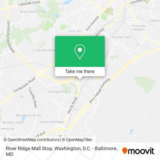 River Ridge Mall Stop map