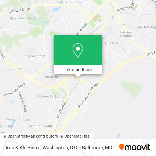 Mapa de Iron & Ale Bistro