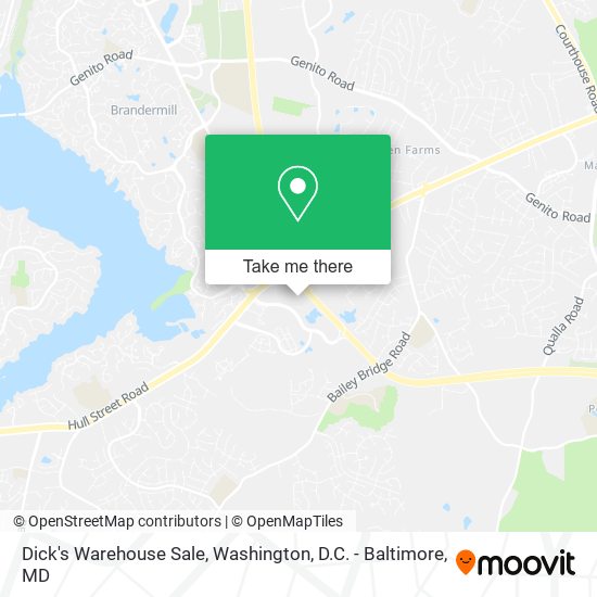 Dick's Warehouse Sale map