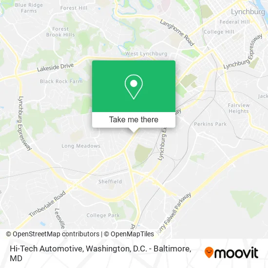 Hi-Tech Automotive map