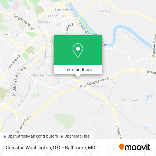 Mapa de Coinstar