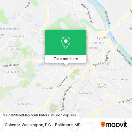 Mapa de Coinstar