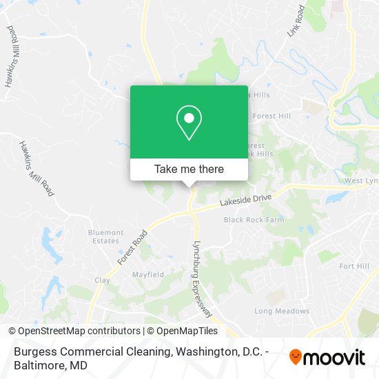 Burgess Commercial Cleaning map