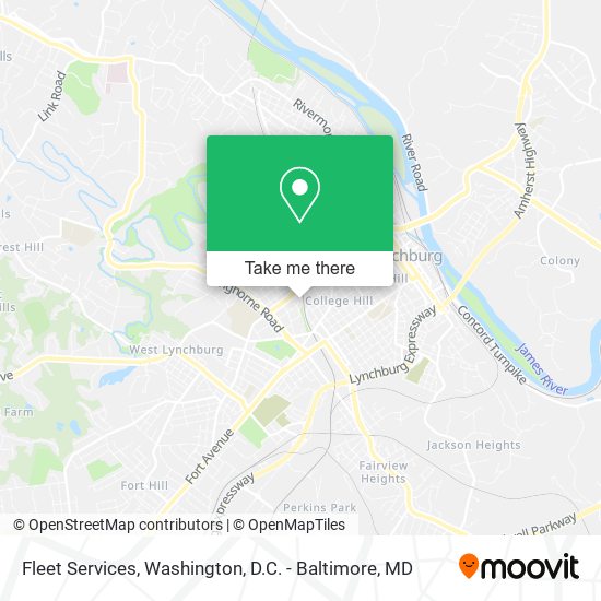 Fleet Services map