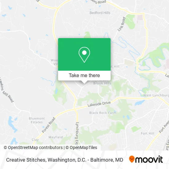 Creative Stitches map