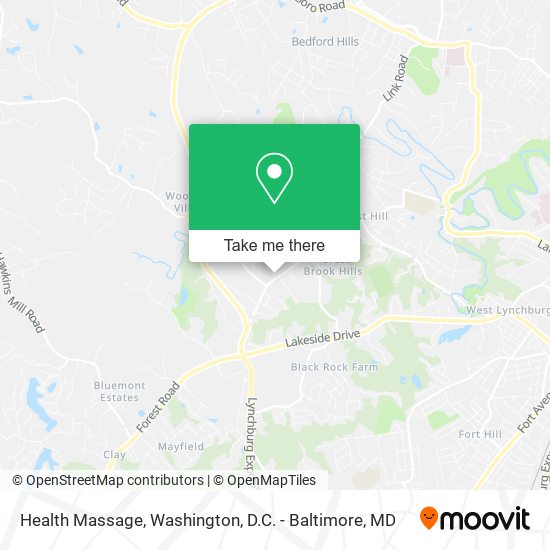 Health Massage map