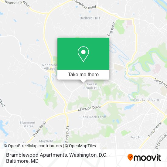 Bramblewood Apartments map
