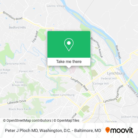 Peter J Ploch MD map
