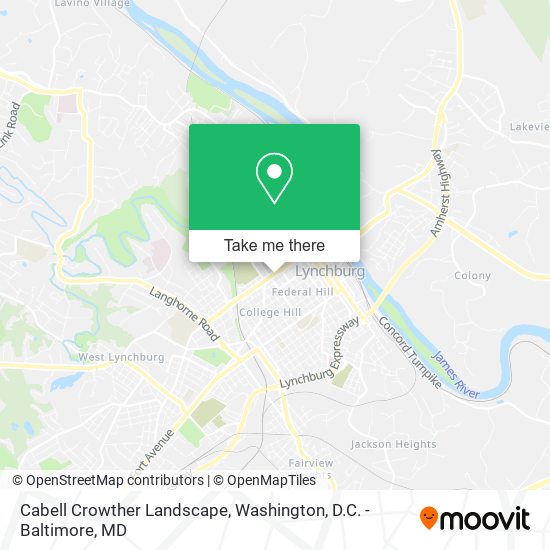 Cabell Crowther Landscape map