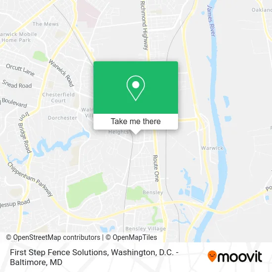 First Step Fence Solutions map