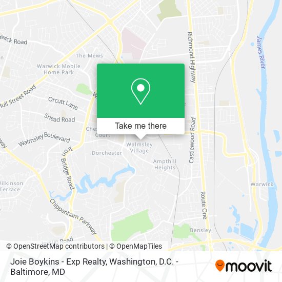 Joie Boykins - Exp Realty map