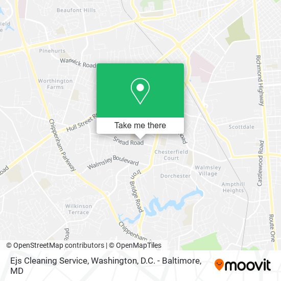 Ejs Cleaning Service map
