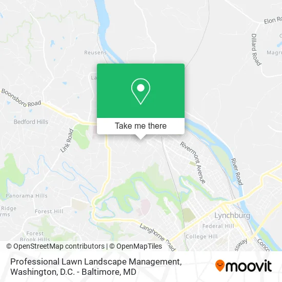 Professional Lawn Landscape Management map