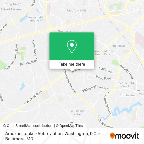 Amazon Locker-Abbreviation map