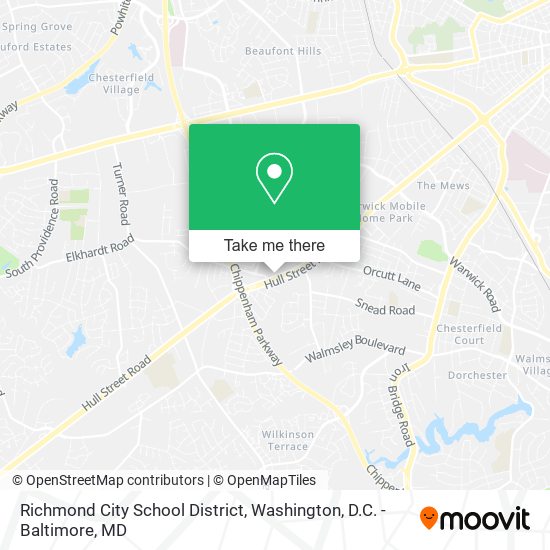 Mapa de Richmond City School District