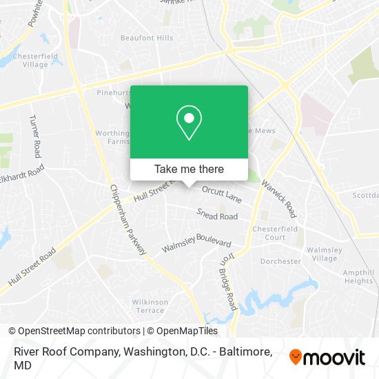 Mapa de River Roof Company