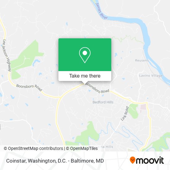 Mapa de Coinstar