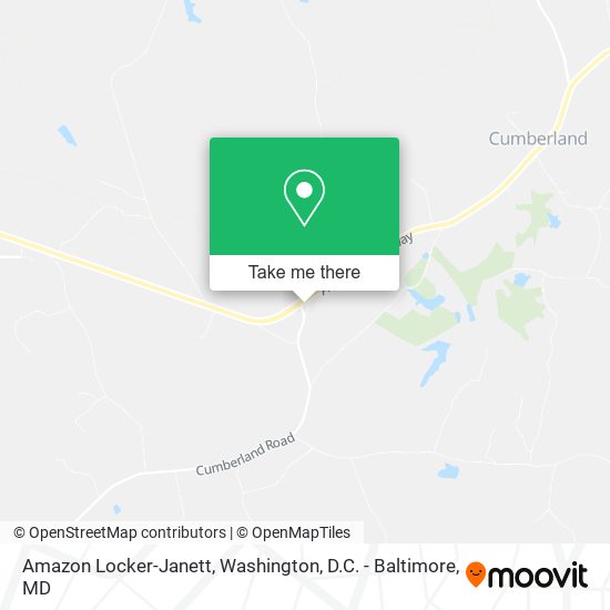 Amazon Locker-Janett map