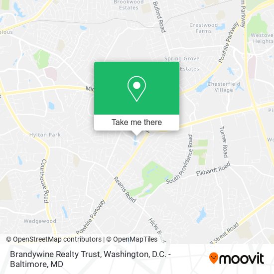 Brandywine Realty Trust map